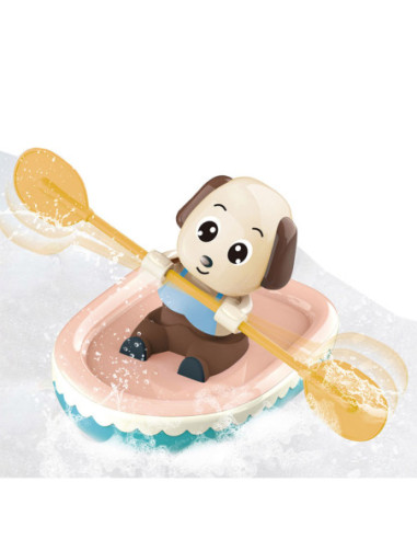 WOOPIE Zabawka do Kąpieli Nakręcany Wiosłujący Piesek Ponton