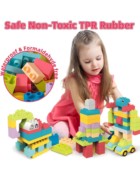 WOOPIE Klocki Konstrukcyjne 3D Sześciany 86 el.