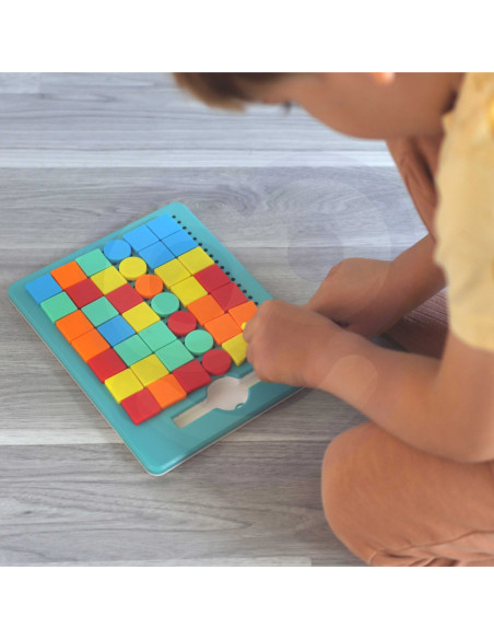 WOOPIE Układanka Magnetyczna Konstrukcyjna Tablica 112 el.