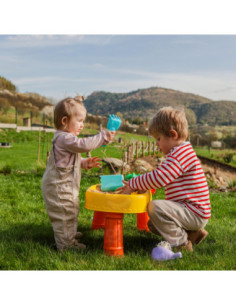 WOOPIE Stolik Wodny 2w1 Piaskownica Statek Piracki 8 akc. 2