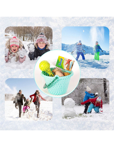 WOOPIE Zestaw do Piasku Lody Foremki Wiaderko 15 el.