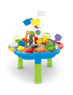 WOOPIE Stolik Wodny Piaskownica 3w1 Statek Piracki 13 el. 2