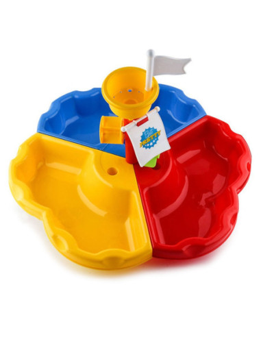 WOOPIE Stolik Wodny Piaskownica 3w1 Statek Piracki 13 el.