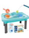 WOOPIE Stolik Wodny 3w1 Piaskownica Gra Łowienie Rybek 6 el.