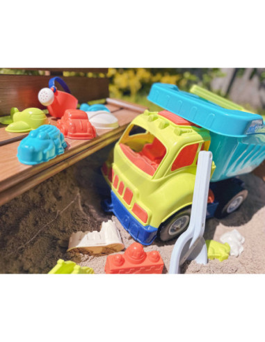 WOOPIE Zestaw do Piasku z Samochodzikiem i Foremkami 20 el.
