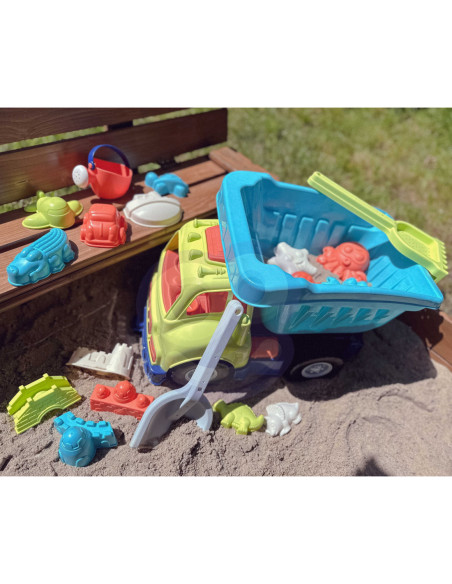 WOOPIE Zestaw do Piasku z Samochodzikiem i Foremkami 20 el.