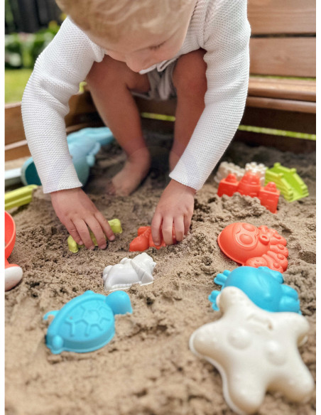 WOOPIE Zestaw do Piasku z Samochodzikiem i Foremkami 20 el.