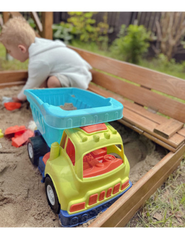 WOOPIE Zestaw do Piasku z Samochodzikiem i Foremkami 20 el.