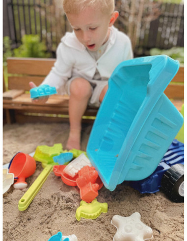 WOOPIE Zestaw do Piasku z Samochodzikiem i Foremkami 20 el.