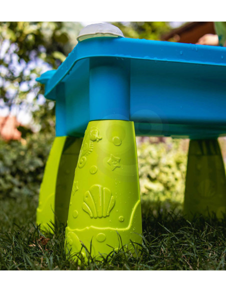 WOOPIE Stolik Wodny 2w1 Piaskownica Kaczka Wodospad 9 akc.