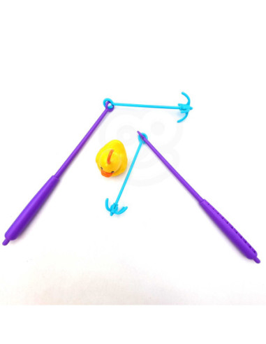 WOOPIE Stolik Wodny 2w1 Gra Łowienie Rybek Wodospad 6 el.