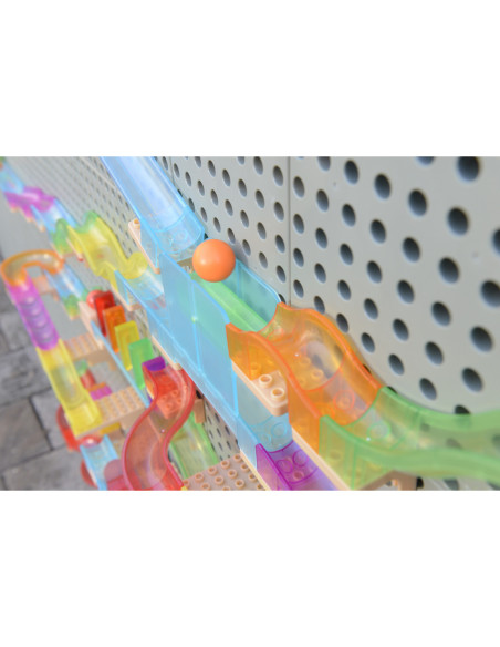 MASTERKIDZ Zestaw Konstrukcyjny Tor dla Piłek do Tablica STEM 63 el.