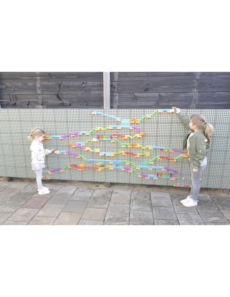 MASTERKIDZ Zestaw Konstrukcyjny Tor dla Piłek do Tablica STEM 63 el.