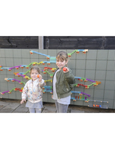 MASTERKIDZ Zestaw Konstrukcyjny Tor dla Piłek do Tablica STEM 63 el.