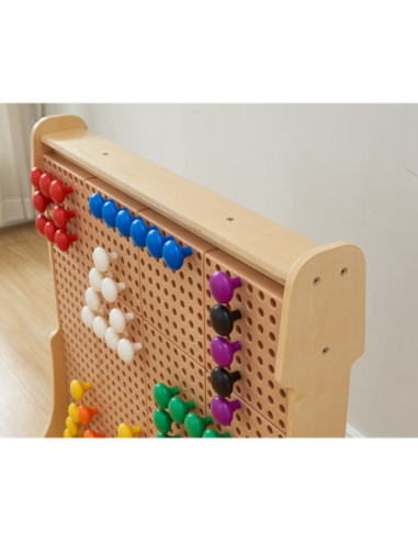 MASTERKIDZ Kolorowe Kołeczki Jumbo do Tablicy STEM 64 Szt. - 8 Kolorów