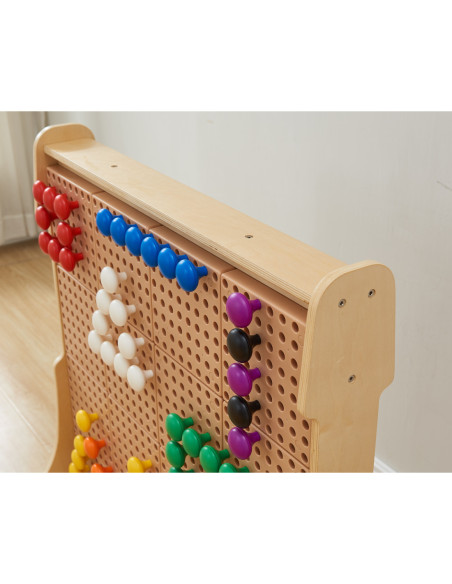 MASTERKIDZ Kolorowe Kołeczki Jumbo do Tablicy STEM 64 Szt. - 8 Kolorów