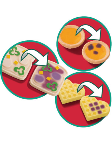 WOOPIE Zestaw do Krojenia Układania Jedzenie Fast Food 36 el.