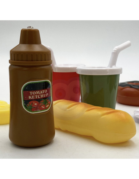 WOOPIE Zestaw XXL Restauracja Kawiarnia Jedzenie Słodycze 19 el.