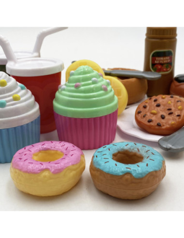 WOOPIE Zestaw XXL Restauracja Kawiarnia Jedzenie Słodycze 19 el.