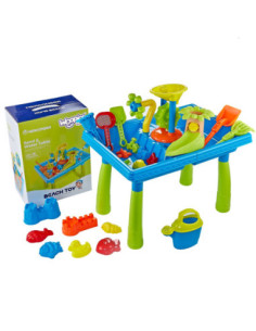 WOOPIE Stolik Wodny 2w1 Piaskownica Palma 18 el.