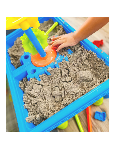 WOOPIE Stolik Wodny 2w1 Piaskownica Palma 18 el.