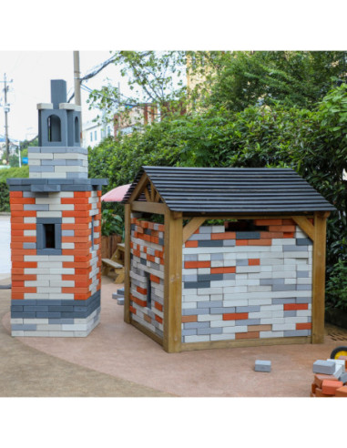 CLASSIC WORLD EDU Cegiełki EVA Miękkie do Budowania 55 szt.