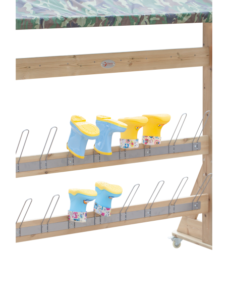 CLASSIC WORLD EDU Drewniany Wieszak Ogrodowy XXL