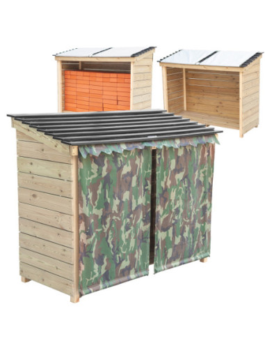 CLASSIC WORLD EDU Drewniany Składzik Ogrodowy Pojemnik