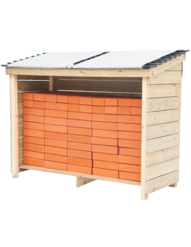 CLASSIC WORLD EDU Drewniany Składzik Ogrodowy Pojemnik