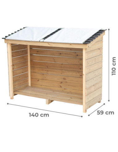 CLASSIC WORLD EDU Drewniany Składzik Ogrodowy Pojemnik