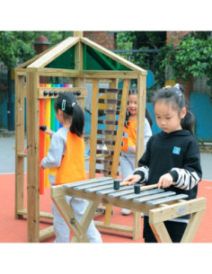 CLASSIC WORLD EDU Muzyczny Drewniany Plac Zabaw XXL 2