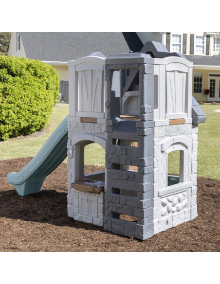 STEP2 Plac zabaw 2w1 Zjeżdżalnia Domek Ogrodowy Enchanting Adventures 2-Story