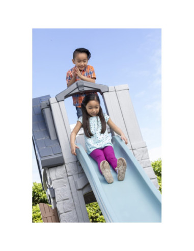 STEP2 Plac zabaw 2w1 Zjeżdżalnia Domek Ogrodowy Enchanting Adventures 2-Story