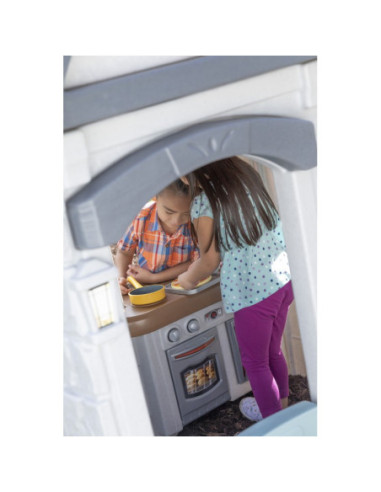 STEP2 Plac zabaw 2w1 Zjeżdżalnia Domek Ogrodowy Enchanting Adventures 2-Story