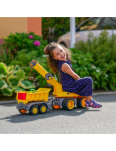 BIG Przyczepka Do Jeździków Power Worker Maxi Ruchoma Platforma 2