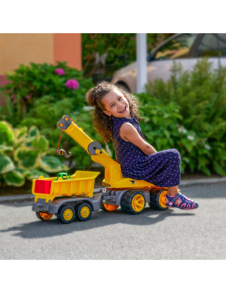 BIG Przyczepka Do Jeździków Power Worker Maxi Ruchoma Platforma