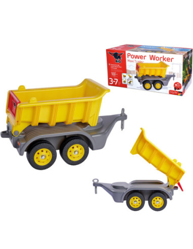 BIG Przyczepka Do Jeździków Power Worker Maxi Ruchoma Platforma