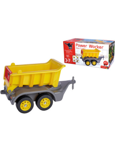 BIG Przyczepka Do Jeździków Power Worker Maxi Ruchoma Platforma