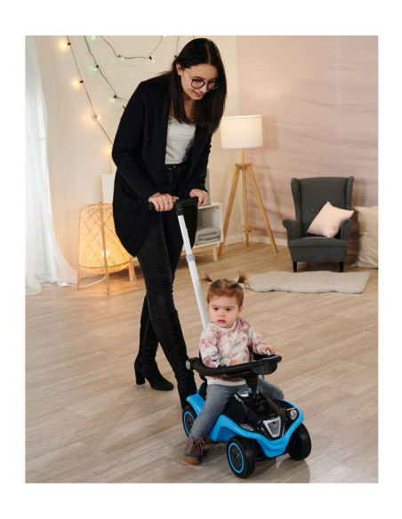 BIG Jeździk Next Blue Bobby Car z Klaksonem i Światłami