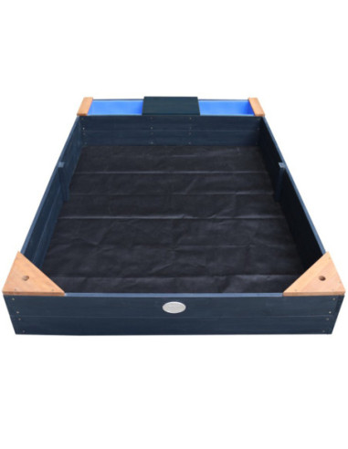 AXI Duża Piaskownica z Pojemnikami Siedziskiem i Przykryciem