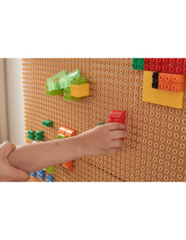 MASTERKIDZ Drewniany Stół Edukacyjny + AKCESORIA STEM WALL + 359 el.