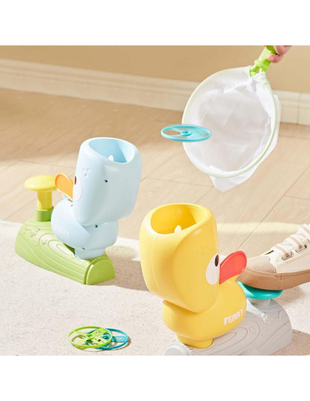 WOOPIE Gra Zręcznościowa Złap Frisbee Wyrzutnia Dysków