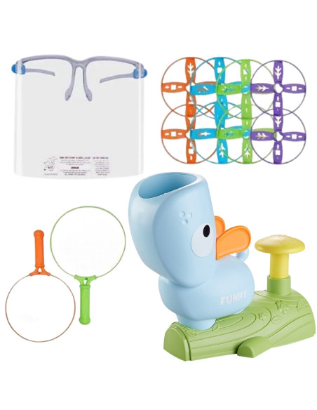 WOOPIE Gra Zręcznościowa Złap Frisbee Wyrzutnia Dysków