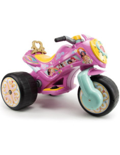 INJUSA Trzykołowiec Księżniczki Disneya Jeździk dla Dzieci na Akumulator 6V