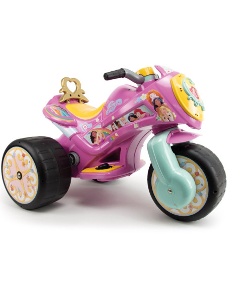 INJUSA Trzykołowiec Księżniczki Disneya Jeździk dla Dzieci na Akumulator 6V