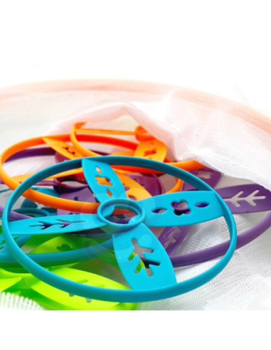 WOOPIE Gra Zręcznościowa Złap Frisbee Wyrzutnia Dysków