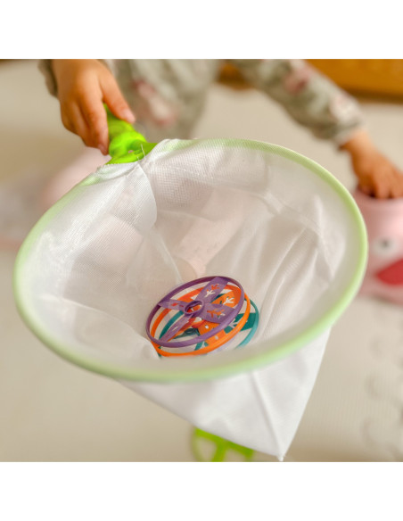 WOOPIE Gra Zręcznościowa Złap Frisbee Wyrzutnia Dysków