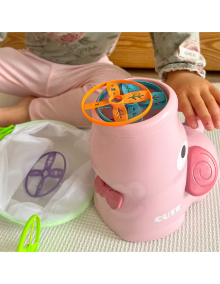 WOOPIE Gra Zręcznościowa Złap Frisbee Wyrzutnia Dysków