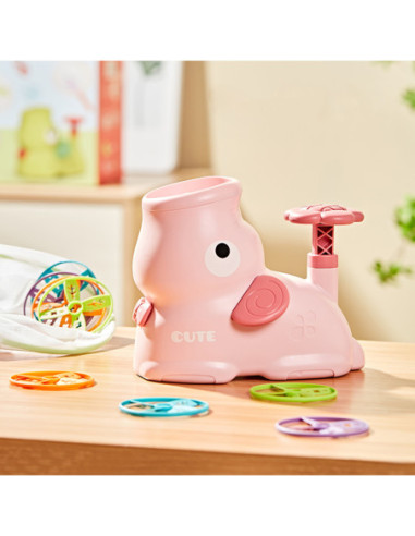 WOOPIE Gra Zręcznościowa Złap Frisbee Wyrzutnia Dysków