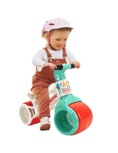 INJUSA Jeździk Rowerek Biegowy Fisher Price Szerokie Koła